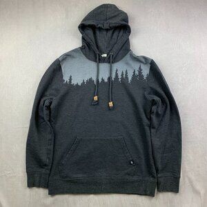 Tentree Mens Sweater Small Gray Juniper Hoodie Pullover Organic Cotton Outdoor